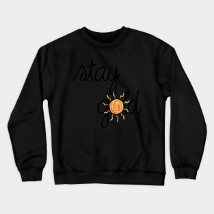 Stay Gold with a sun Crewneck Sweatshirt